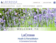 Tablet Screenshot of lacrosseskillednursing.com